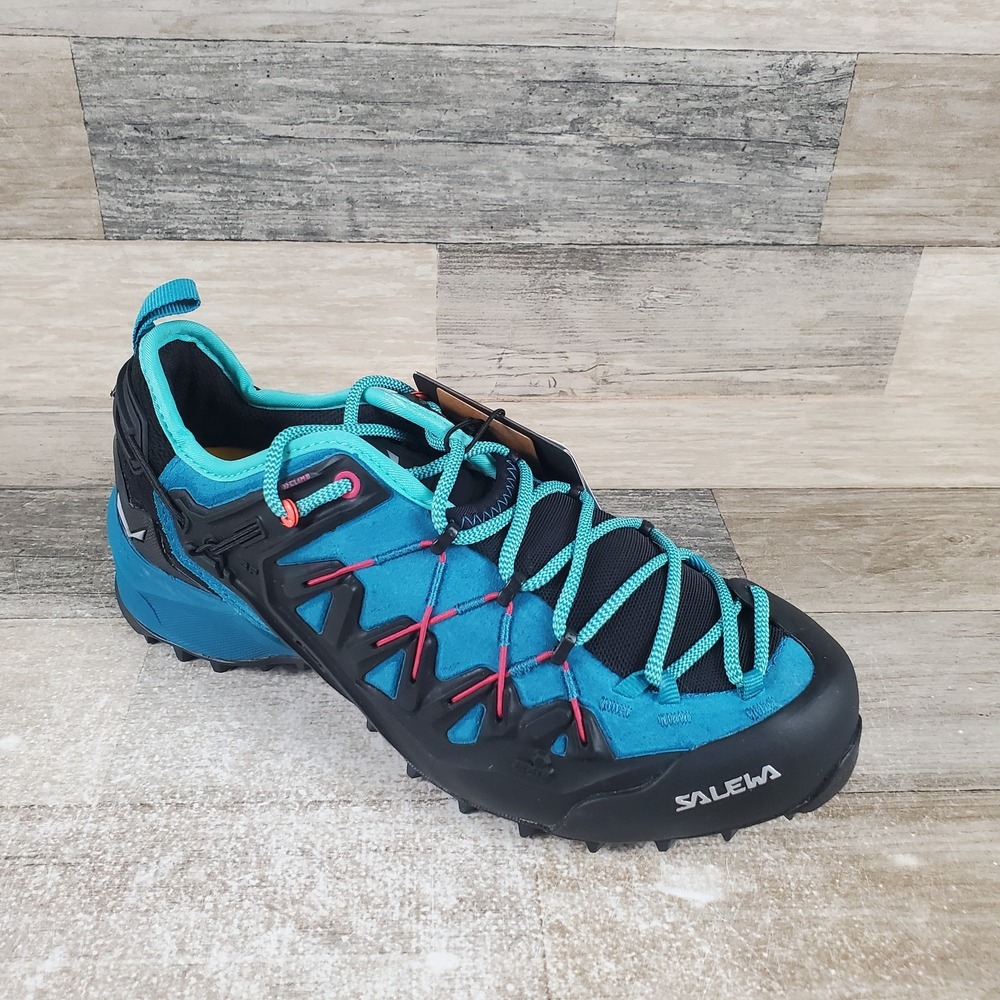 SALEWA Wildfire Edge Approach Shoes Womens Sz 7 M Malta Vivacious Lace-Up
